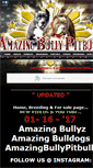 Mobile Screenshot of amazingbullypitbulls.com